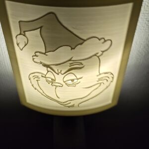 Grinch 3D Printed Night Light